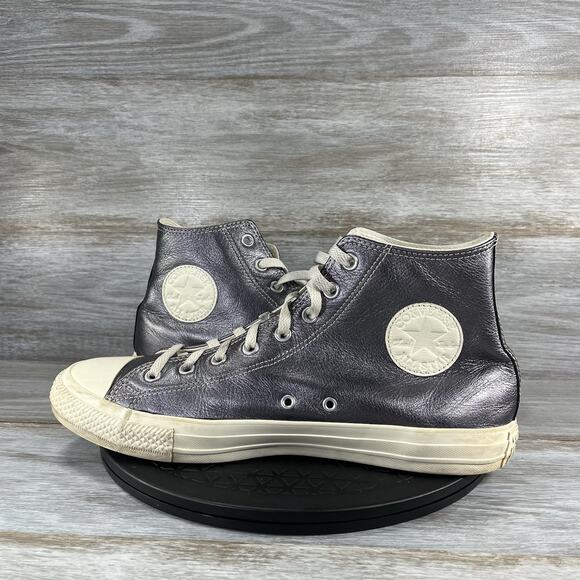 Converse Mens Mountain Club Chuck Taylor All Star Metallic Leather Shoes Sz 12 - Picture 1 of 10